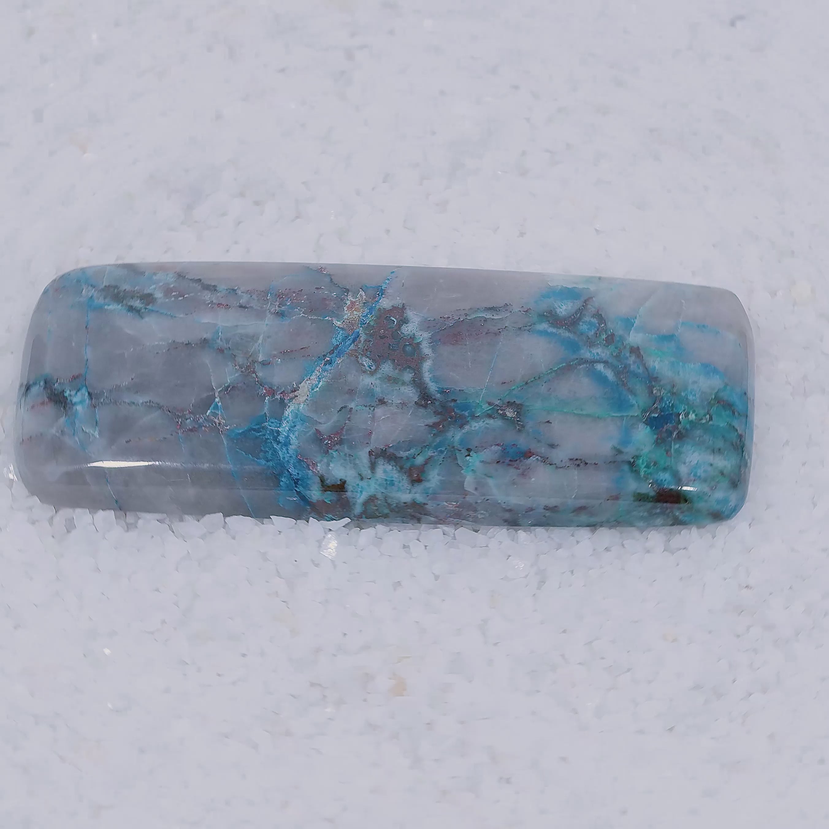 Canyonite rectangular cabochon