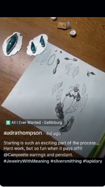 Watch Audra from Dandelion Wishes as she begins a masterpiece from Canyonite.